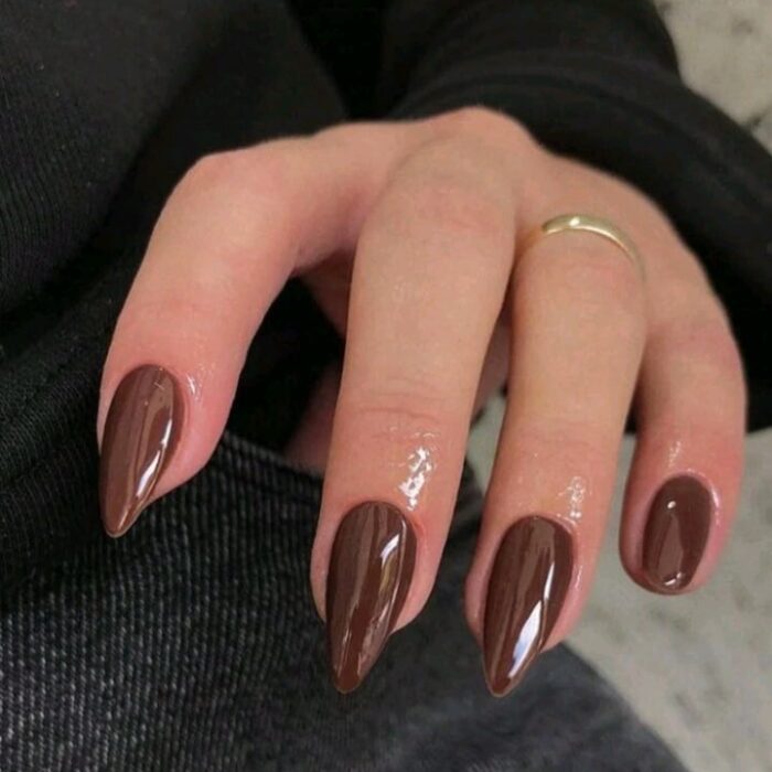 Brown/Oval